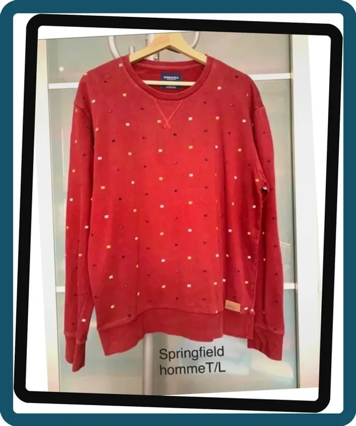 Très beau sweat homme Springfield Taille L
