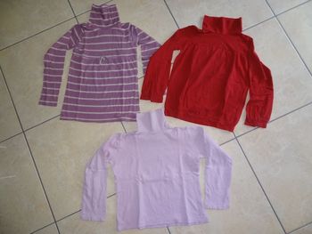 lot de 3 cols roulés Zara T 9-10ans