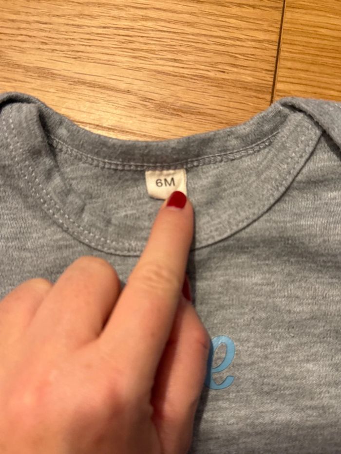 Body manches courtes Little brother 6 mois - photo numéro 3