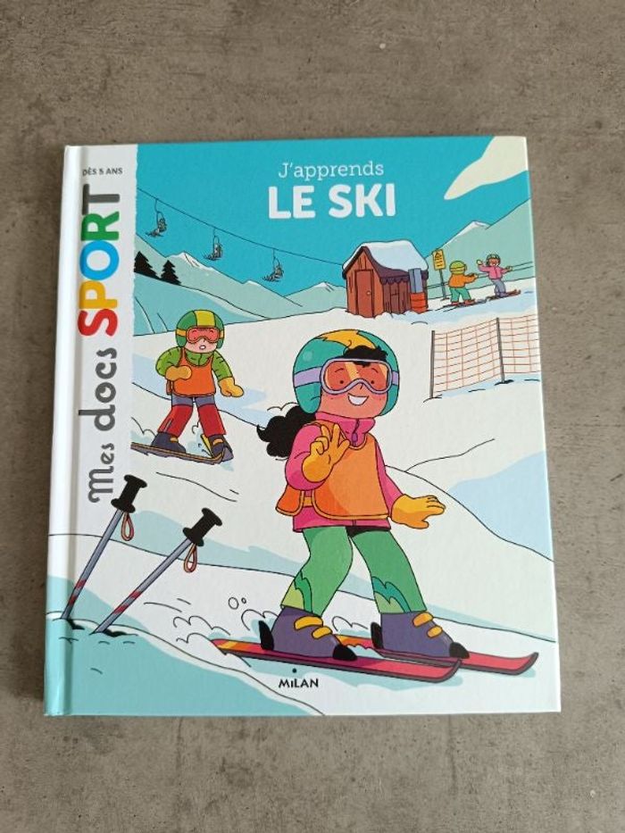 Livre mes docs sport - j'apprends le ski-