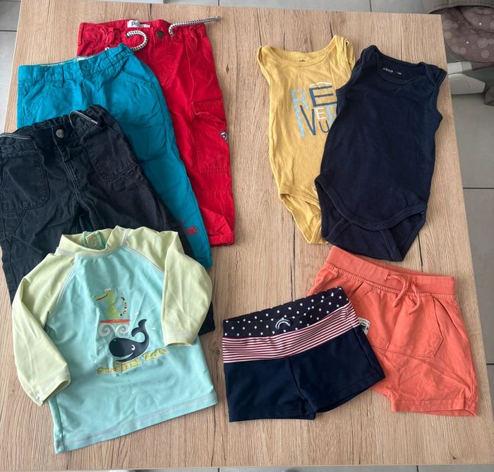 Lot été garçon 18 mois