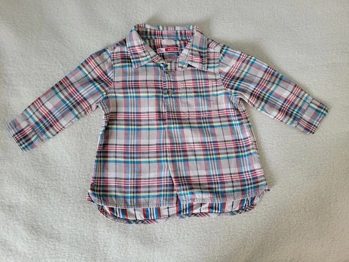 chemise à carreaux 6 mois Du pareil au même - photo numéro 2