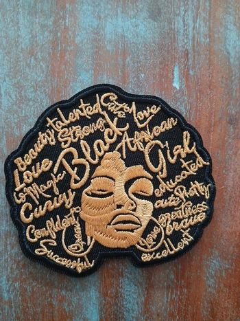 Ecusson neuf "Black Power"