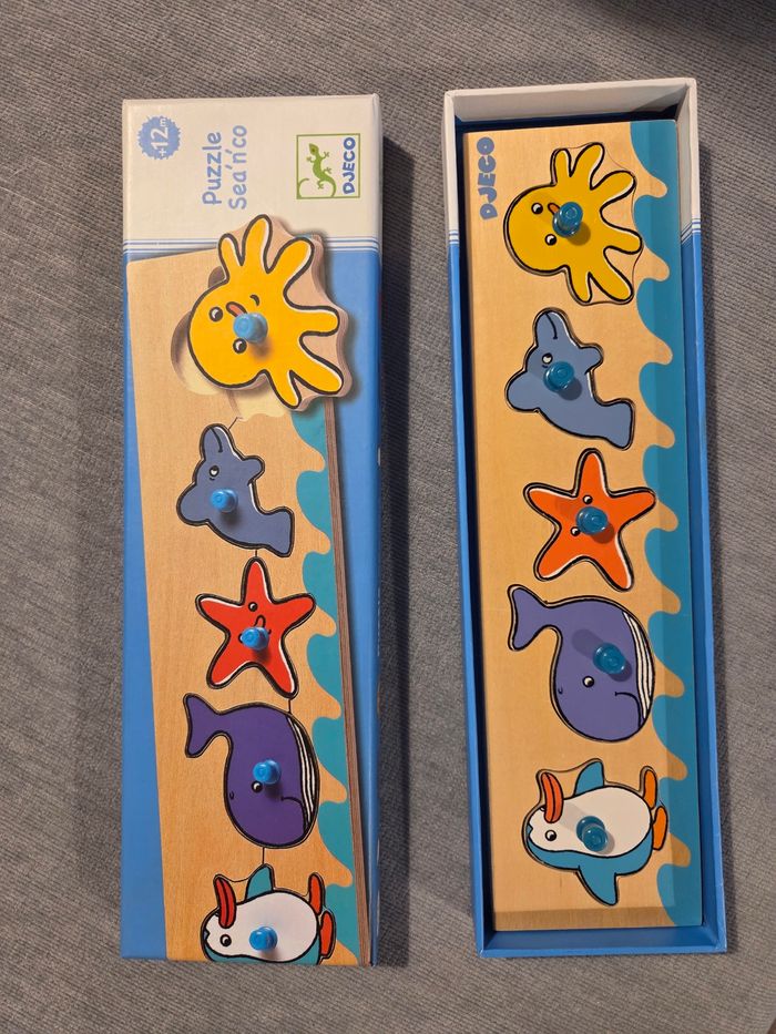 Puzzle Neuf Djeco Animaux Marins sea'n'co