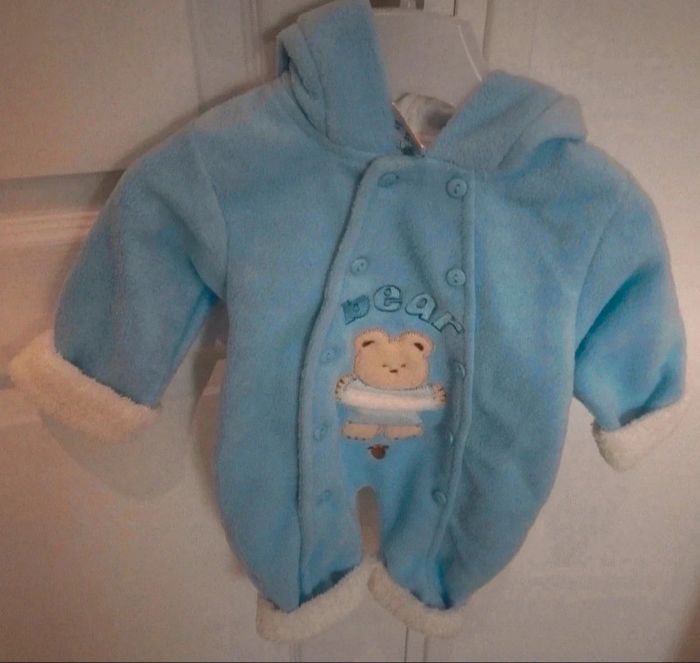 Combinaison polaire bebe garçon 3-6 mois
