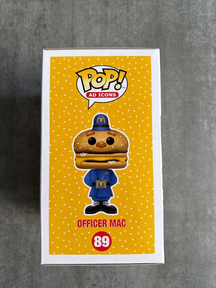 Figurine Funko Pop McDonald’s 89 Officer Mac - photo numéro 3