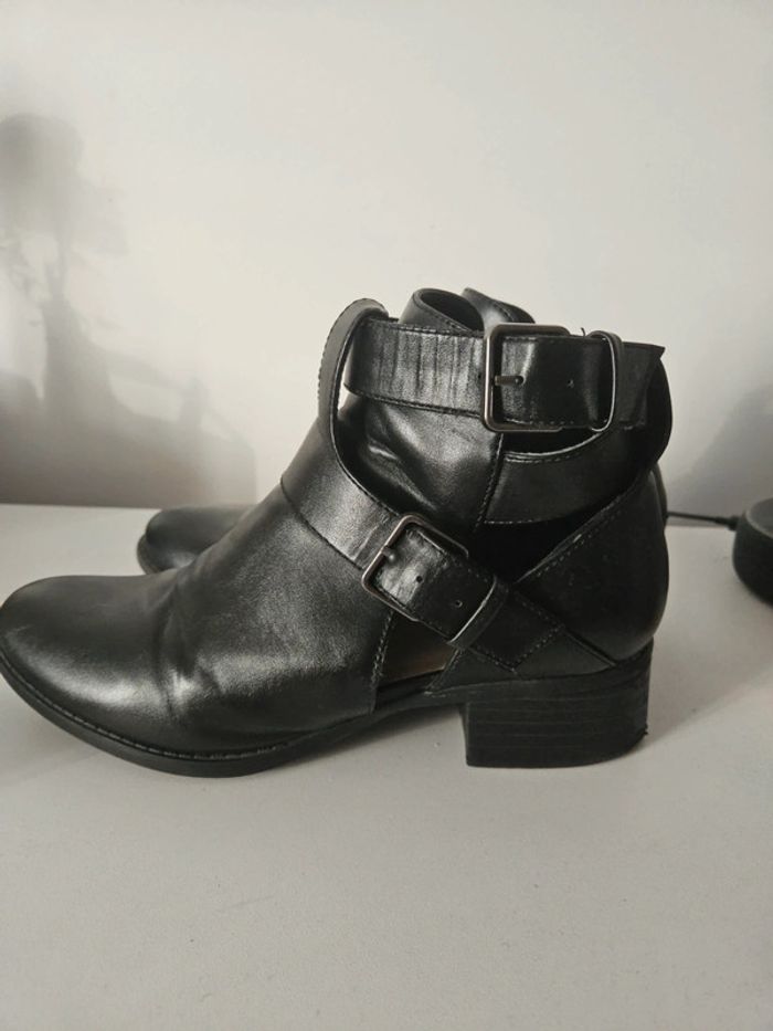 Bottines noir " Justfab/ taille 40" - photo numéro 4