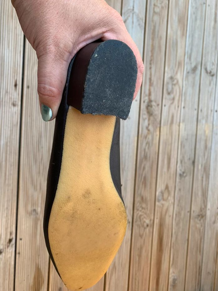 chaussures cuir et daim fantaisies - photo numéro 3