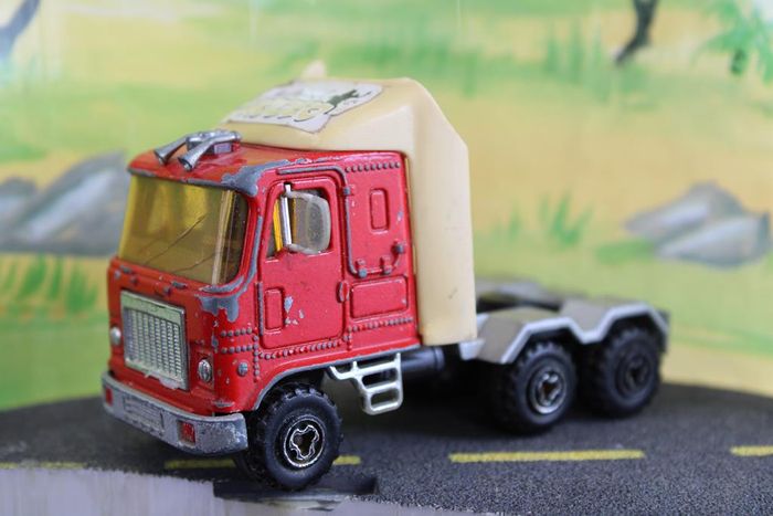 Majorette camion miniature plus remorque rodéo