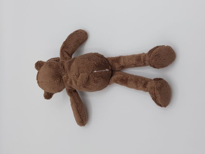 Peluche doudou hippopotame marron Rolland Garros BNP PARIBAS 24 cm - photo numéro 2