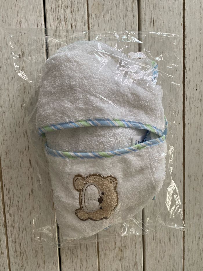 Neuf peignoir 0/9 mois sortie de bain bébé unisexe garçon ou fille - photo numéro 2