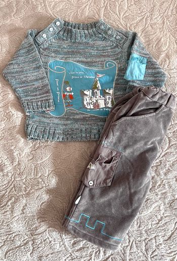 Ensemble pull et pantalon chevalier prince