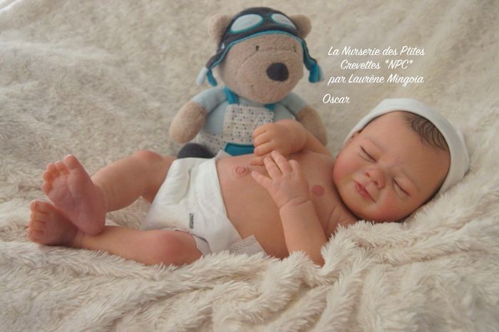 Oscar poupée bébé Reborn authentique 🩵 - photo numéro 6
