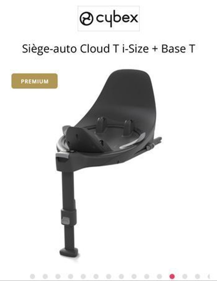 Poussette Cybex balios s + siège auto cloud t i-size + isofix base t - photo numéro 2
