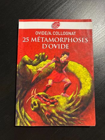 Livre 25 métamorphoses d’Ovide