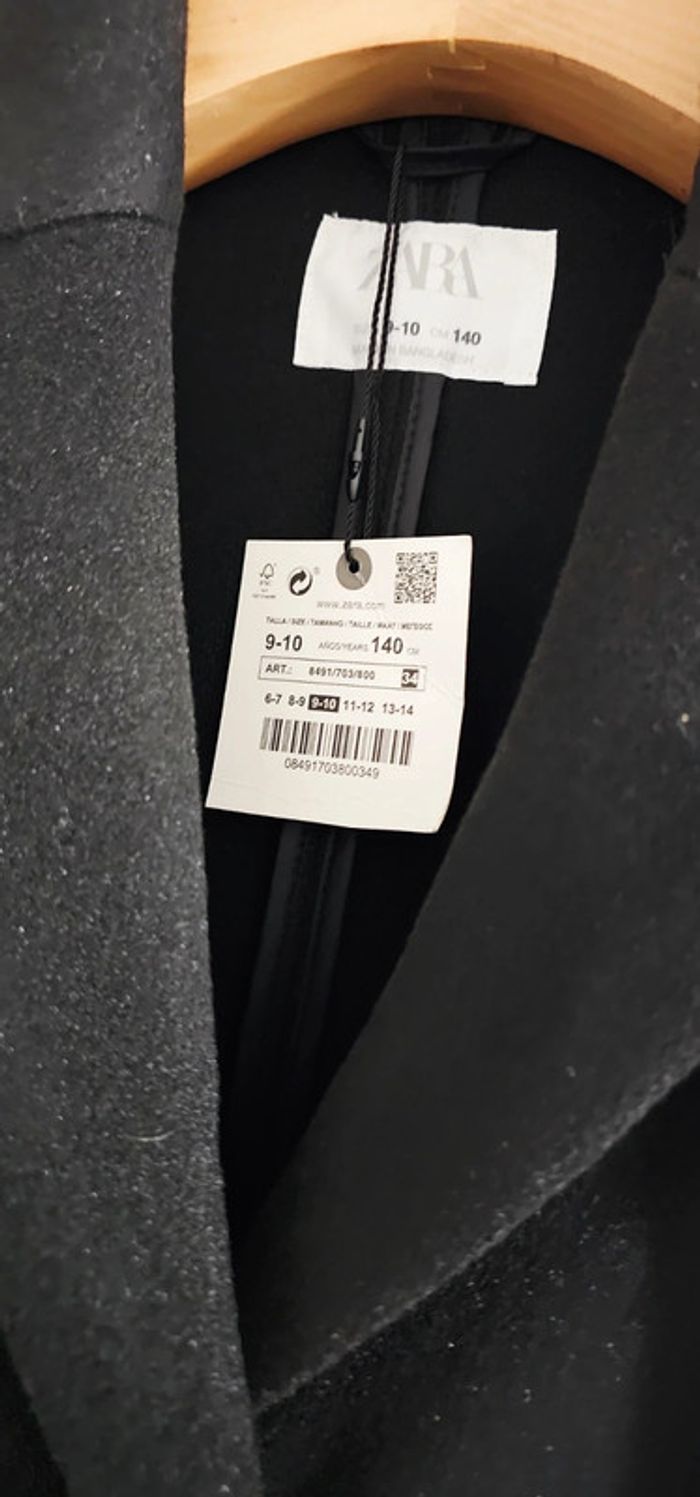Manteau Caban Zara Taille 9/10 ans - photo numéro 2