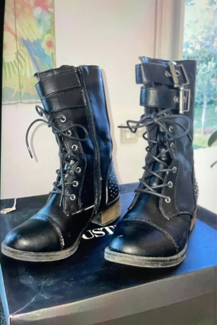 Bottines Colton Just Fab - Pointure 36,5 - Look rock et stylé ! - photo numéro 2