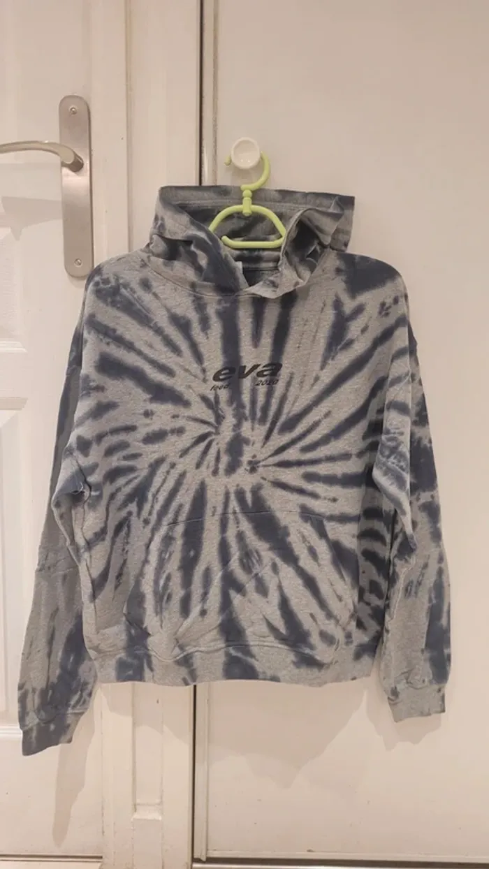 Sweat à capuche effet tie and dye Eva Queen