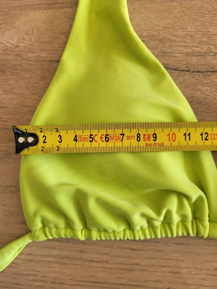 Haut de maillot de bain 2 pièces vert anis Pimkie Taille S - photo numéro 5