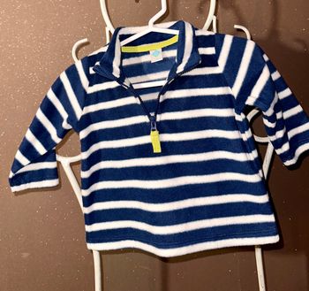 Polaire rayé 6 mois