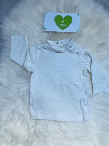 6 mois - T-shirt ML col montant