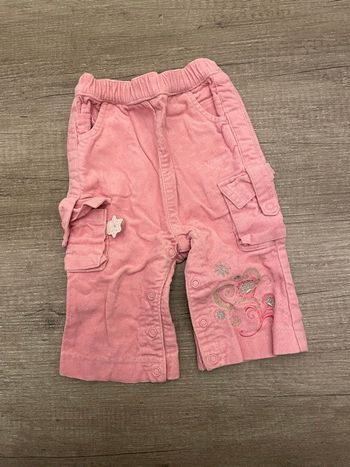 Pantalon velours fille 6 mois