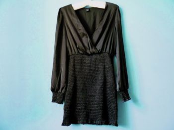 Robe Femme soirée fête coktail S 36 shein noir moulante neuve