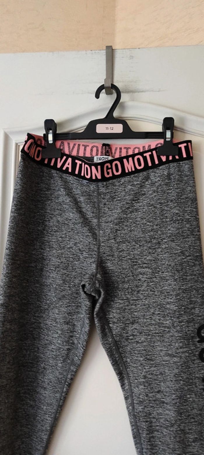 💐Legging de sport - Trois 25 - taille M - Très bon état 💐 - photo numéro 3