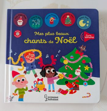 Livre sonore bébé mes plus beaux chants de Noël 