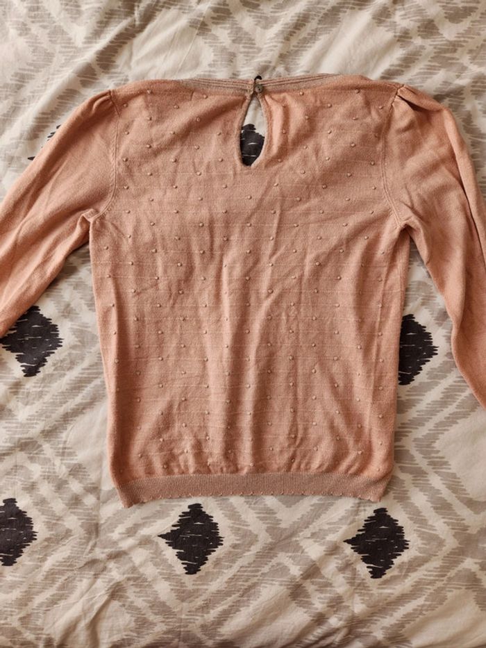 Pull fin rose pâle - photo numéro 2