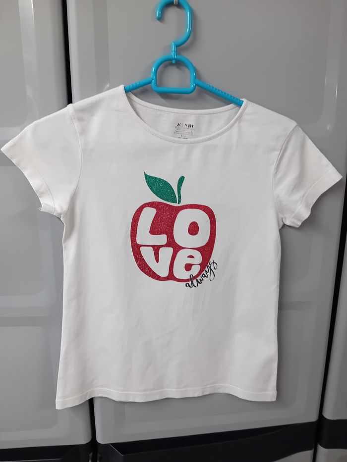 Lot 2 Tee-shirt fille KIABI 10ANS - photo numéro 2