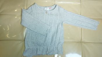 Pull gris Zara fille