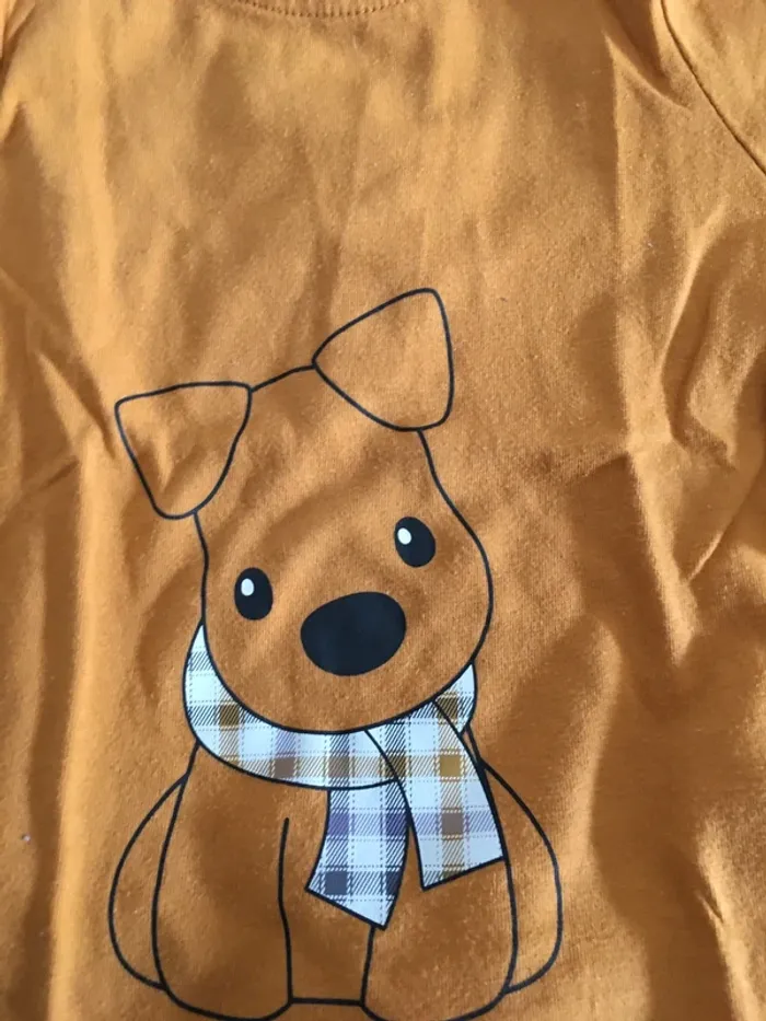 Ensemble pantalon + t-shirt manches longues 12 mois sergent major - photo numéro 3