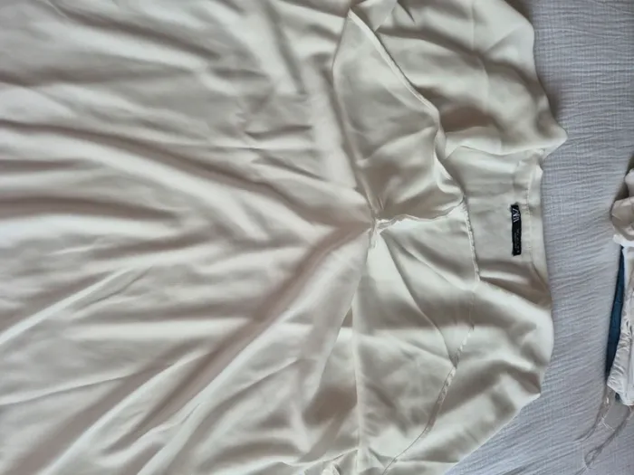 Blouse Zara taille L écru - photo numéro 5