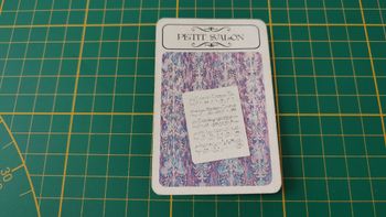 Carte petit salon en l'état Cluedo miro-meccano pièce détachée jeu de société #E26