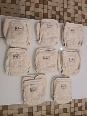 Lot 8 couches lavables classiques imse vimse avec insert