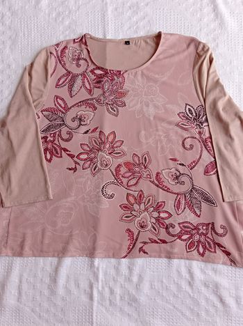 T-SHIRT Femme Beige Rosé.
