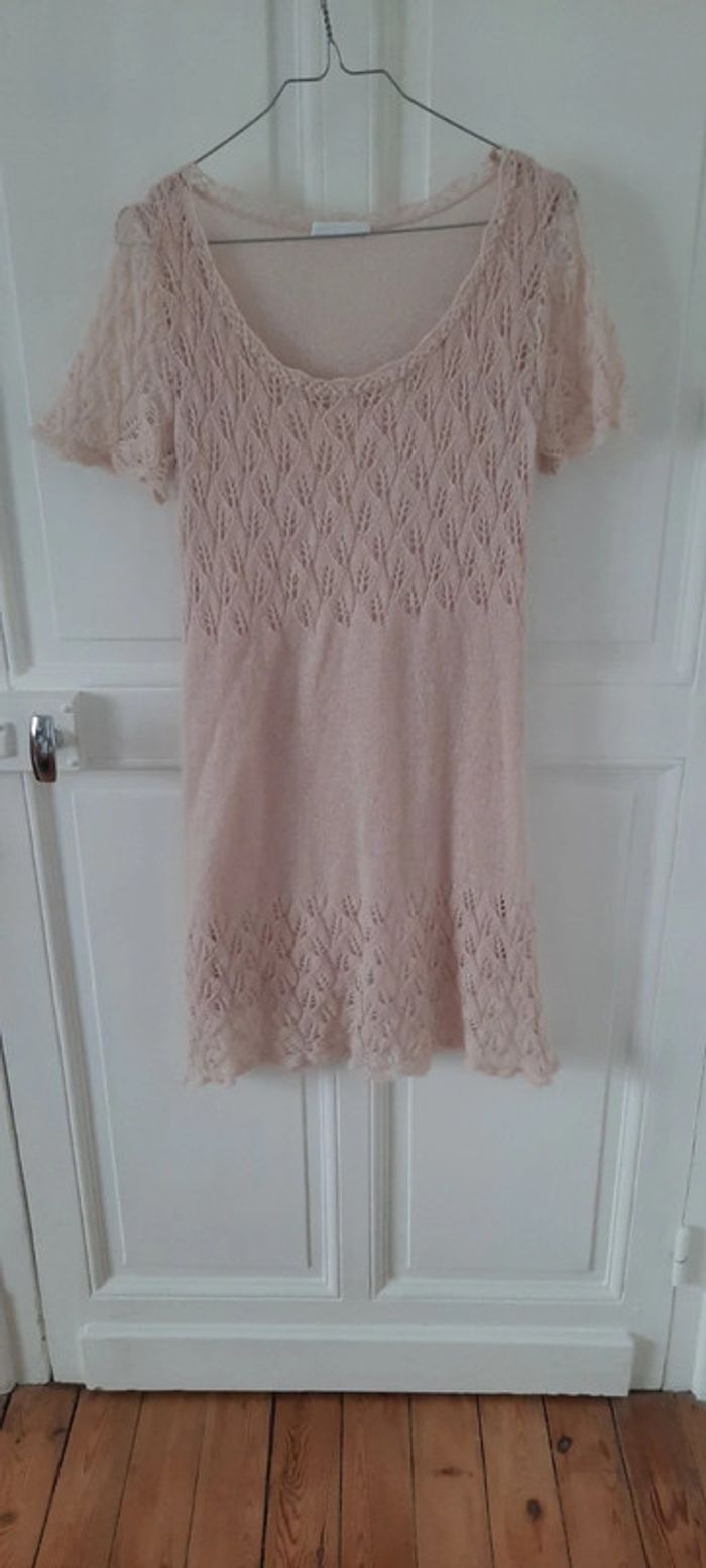 Robe en laine rose pâle Promod - photo numéro 4