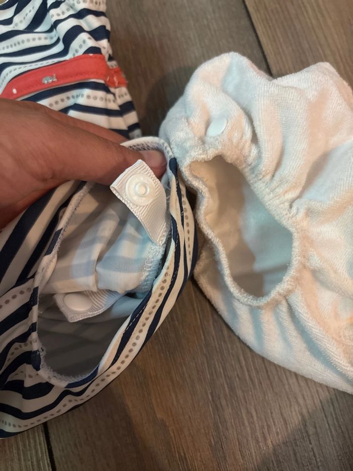 Maillot de bain fille avec couche intégrée 9/12mois Archimede - photo numéro 3