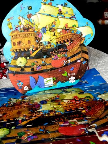 🧩 Djeco Puzzle Le bateau de Barberousse 54 pièces