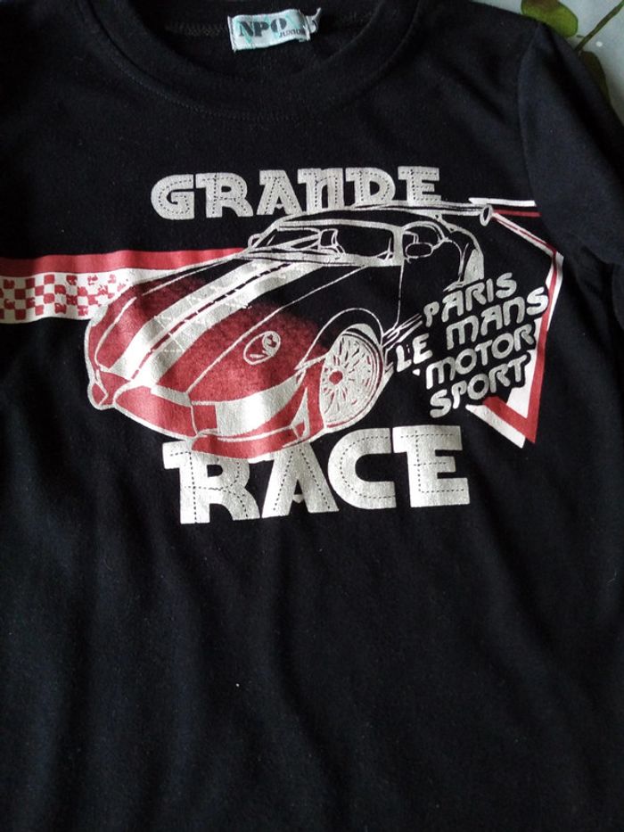 Tee shirt manche longue voiture 8A - photo numéro 2