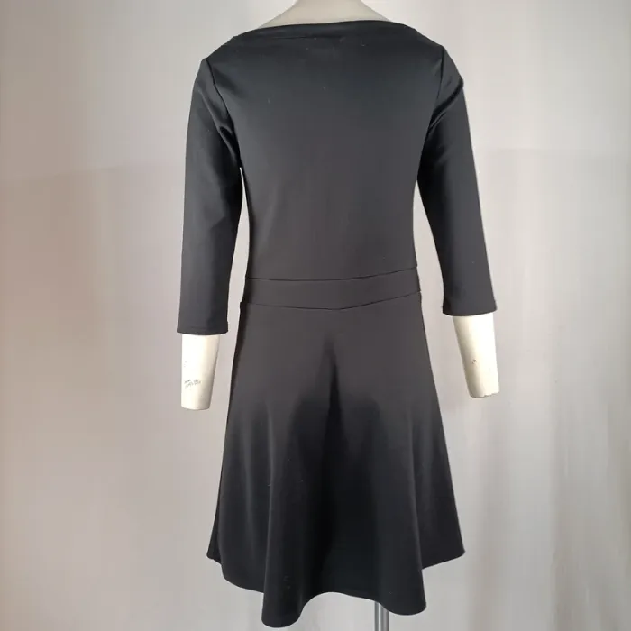 Robe noire jersey ceinturée - Avalanche - taille 1 A1145 - photo numéro 3
