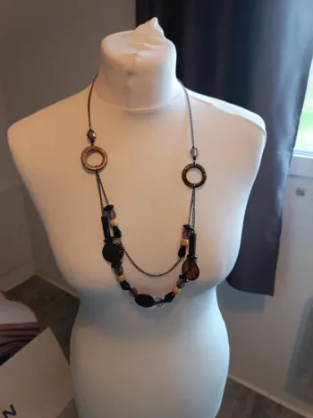 Collier long 40 cm