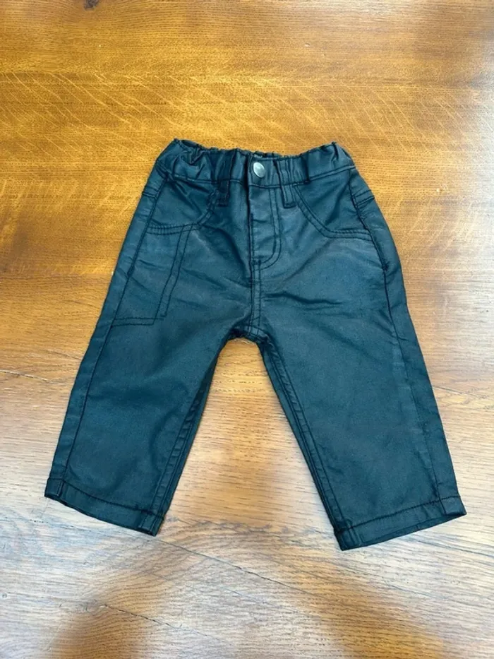 Pantalon enduit noir 9 mois Paracas - photo numéro 2