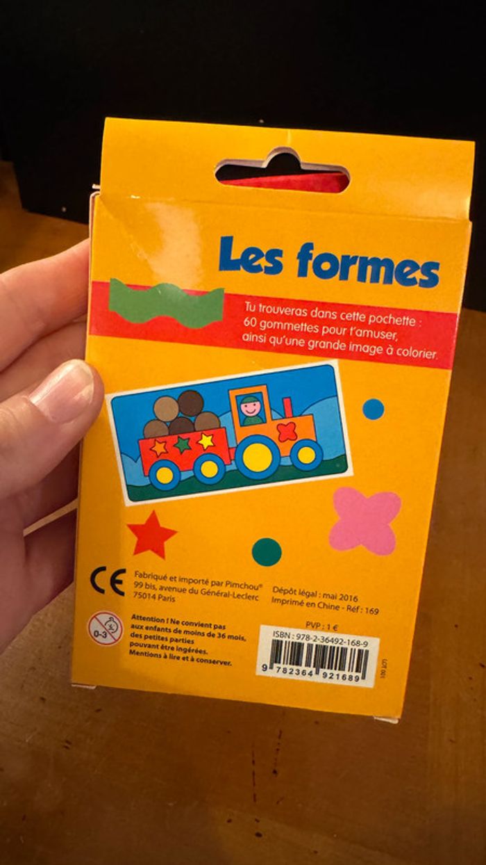 Ensemble gommettes les formes (utilisé en parti) - photo numéro 3