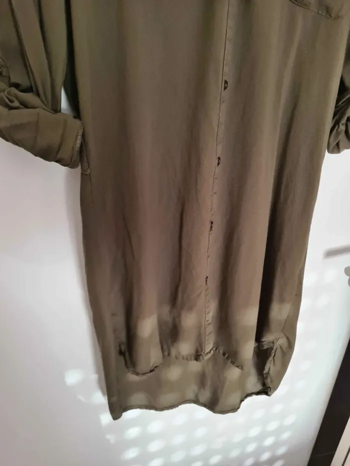 Robe chemise kaki taille 40 - photo numéro 3