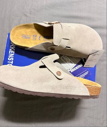 Sandales Birkenstock Boston gris taille 42