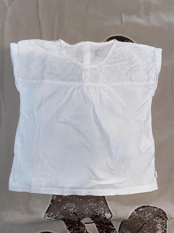 T shirt blanc Obaibi