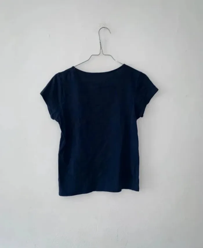 T-shirt bleu femme taille 36 - photo numéro 2