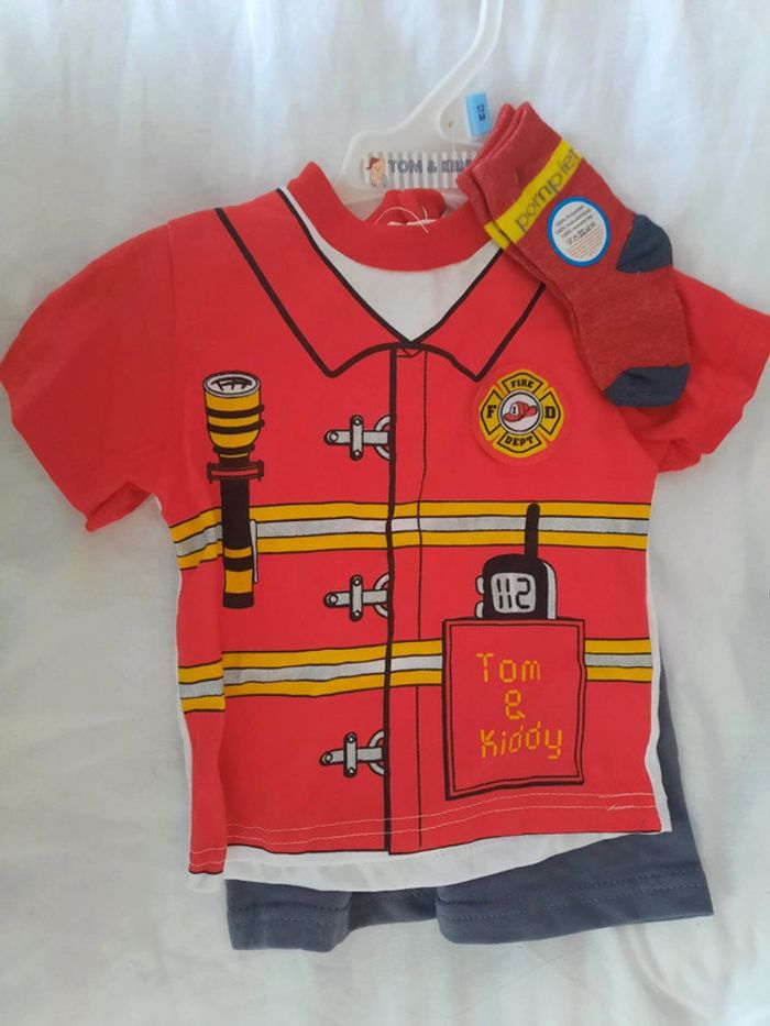 Ensemble complet pompier